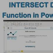 DAX Language INTERSECT Function In Power BI