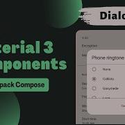 Dialog Exploring Material Design 3 Components Jetpack Compose Android Kotlin