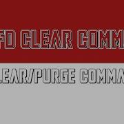 BDFD Clear Purge Commands
