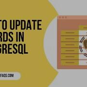 How To Update Records In PostgreSQL PostgreSQL Update Records PostgreSQL Beginners Tutorial