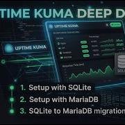 Настройка и миграция Uptime Kuma от начинающего до профессионала SQLite на MySQL MariaDB