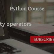 Identity Operators Python