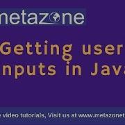 Java Tutorials For Beginners Getting User Input In Java Tutorial 9