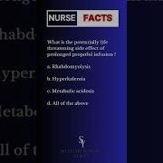 Propofol Nursing Nclex Nclexreview Crna Ccrn Shorts