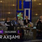 Xəzər Axşamı Nura Suri Xanlar Səttarov Firəngiz Səttarova Orxan Zeynallı 06 11 2025
