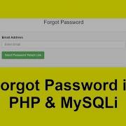 How To Reset Password With Email Verification In PHP Forgot Password System In PHP Source Code