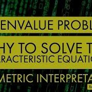 The Eigenvalue Problem