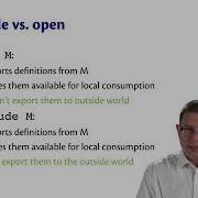 Include Vs Open OCaml Programming Chapter 5 Video 16