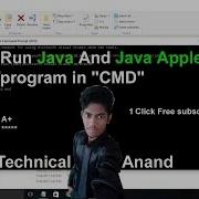 How To Run Java And Java Applet Program In CMD Using Notepad Windows 10 8 7