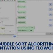 Bubble Sort Algorithm Implementation Using Flowgorithm