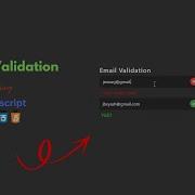 Email Validation JavaScript JavaScript Form Validation Webpage Html CSS Onkeydown Method