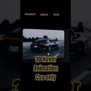 How To Create 3D Image Tilt Hover Effect With HTML CSS No JavaScript Coding Shorts