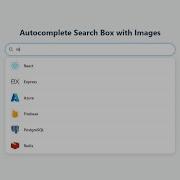 Autocomplete Search Box With Images Using HTML CSS JavaScript Search UI Project 2026