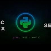 Mac OS X Setup Python Programming