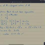 Linear Algebra Lecture 22 Triangularization