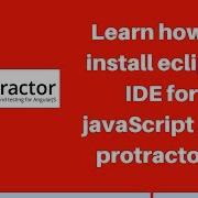 Protractor Tutorial 6 How To Install Eclipse IDE For JavaScript And Protractor