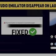 Android Emulator Disappears On Launch And Only Visible On Task Bar Fixed