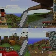 Minecraft Kinect Xbox 360 Multiplayer Gameplay