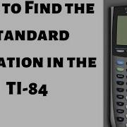 How To Find The Standard Deviation With The TI 84