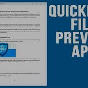 How To Preview Files In Windows With QuickLook Mac Style File Preview