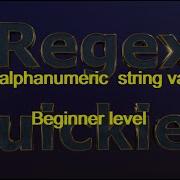 Simple Alphanumeric String Validation