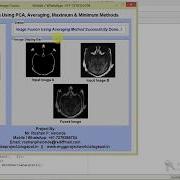 Image Fusion Using PCA Averaging Maximum And Minimum Methods Matlab Project With Source Code