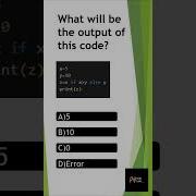 Guess The Output Challenge Python Pythoncode Pythonprogramming Shorts Coding