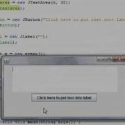 Java GUI Tutorial 28 JTextArea