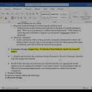 Final Program Evaluation Paper Explained