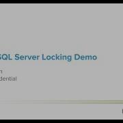 Identifying Locking Issues On SQL Server With Precise