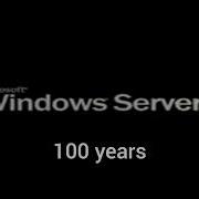 Microsoft Windows Server 2003 100 Years Logo