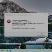 How To Fix The Exception Breakpoint Has Been Reached Error On Windows