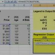FRM L Regression 5 LINEST Function For Multivariate Regression