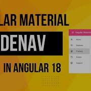 How To Create Angular Material Sidenav In Angular 18 Control Flow For Angular