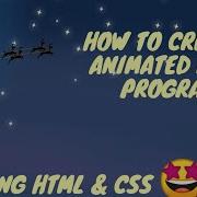 Animated Moon Program Creative Moon Program Using HTML CSS