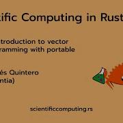 Andrés Quintero An Introduction To Vector Programming With Portable SIMD
