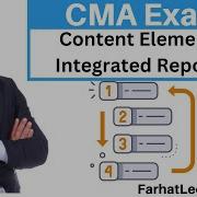 Content Element Of Integrated Reporting CMA Exam