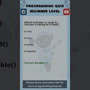 Programming Quiz Beginner Level Python AI Machine Learning Data Science Coding Gen AI