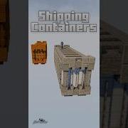 Shipping Containers Minecraft Timelapse Space Shorts