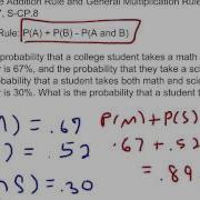 Probability The Addition Rule And Multiplication Rule