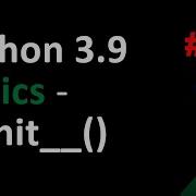 Python 3 9 Init