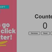 Let S Go Built A Click Counter With Vanilla JavaScript In A Very Professional Way