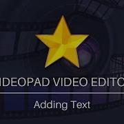 Как добавить текст Учебное пособие по редактированию видео в VideoPad