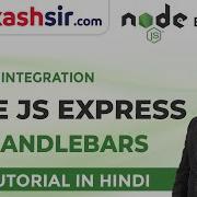 Template Integration Node Js Express Handlebars