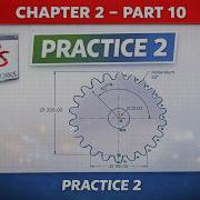SolidWorks Chapter 2 Part 10 Sketch A Gear Circular Pattern Tooth Profile Full Exercise