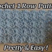 CROCHET PATTERN 1 ROW BEAUTIFUL Easy Step By Step Tutorial For Blankets More US TERMS