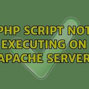 Ubuntu PHP Script Not Executing On Apache Server