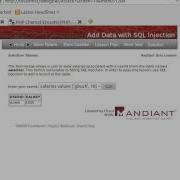 Add Data With SQL Injection