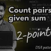 Count Pairs With Given Sum Count Pairs With Target Sum Two Pointer Method Explained
