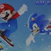 Mario Sonic At The Olympic Winter Games Wii 4K All Events